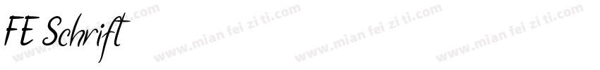 FE Schrift 字体下载字体转换